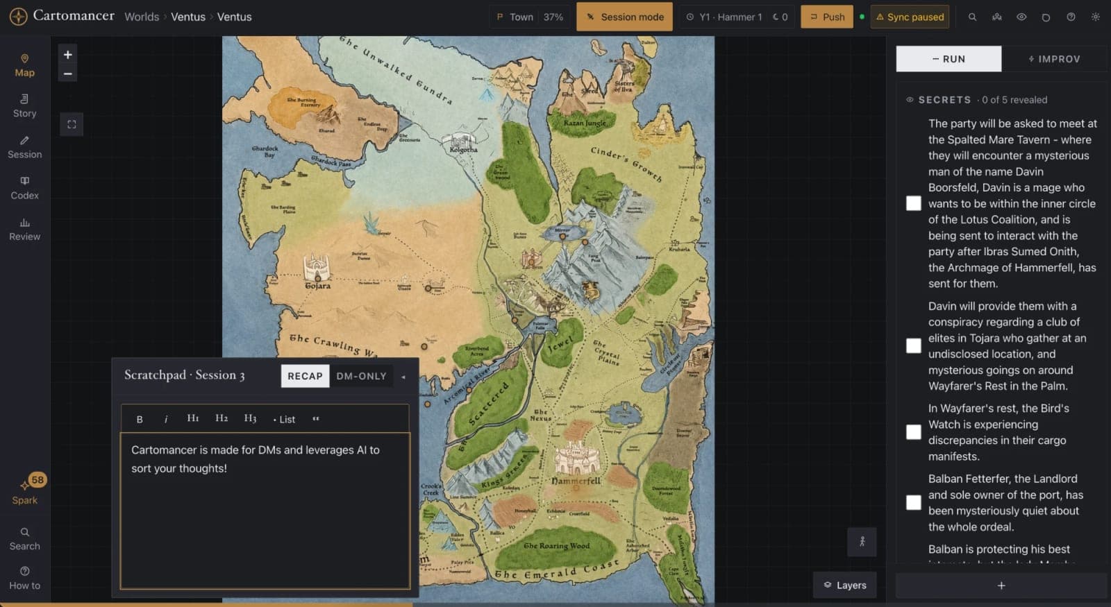 Cartomancer screenshot